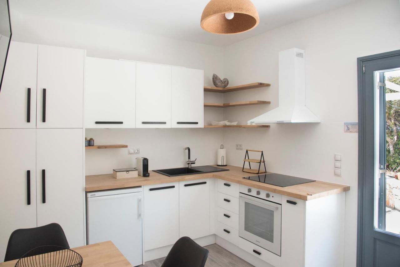 Isterni White New 1Bd House With Private Jacuzzi In Isterni别墅 外观 照片