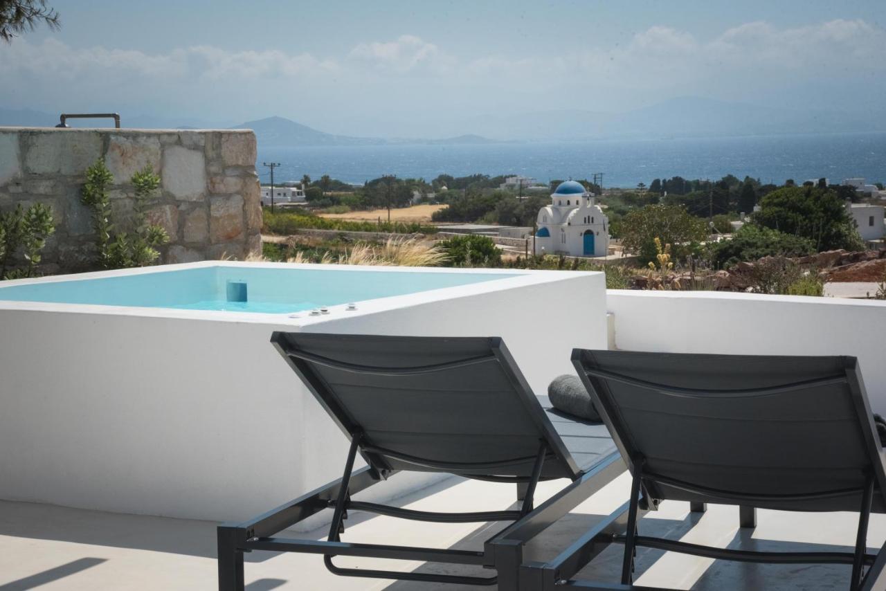 Isterni White New 1Bd House With Private Jacuzzi In Isterni别墅 外观 照片