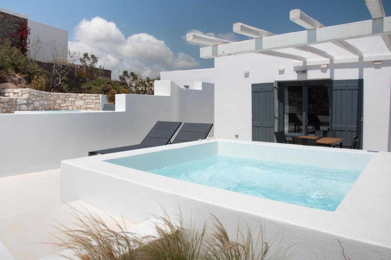 Isterni White New 1Bd House With Private Jacuzzi In Isterni别墅 外观 照片