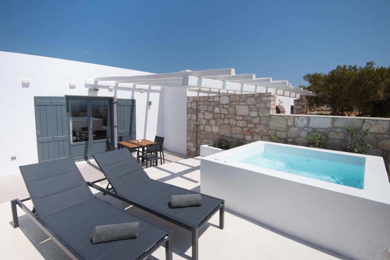 Isterni White New 1Bd House With Private Jacuzzi In Isterni别墅 外观 照片